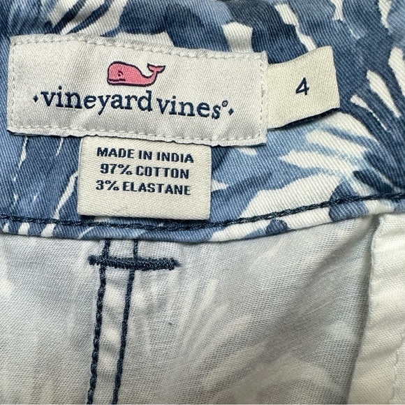 Vineyard Vines All Over Palm Print Chino front & Rear pockets - Picture 4 of 7